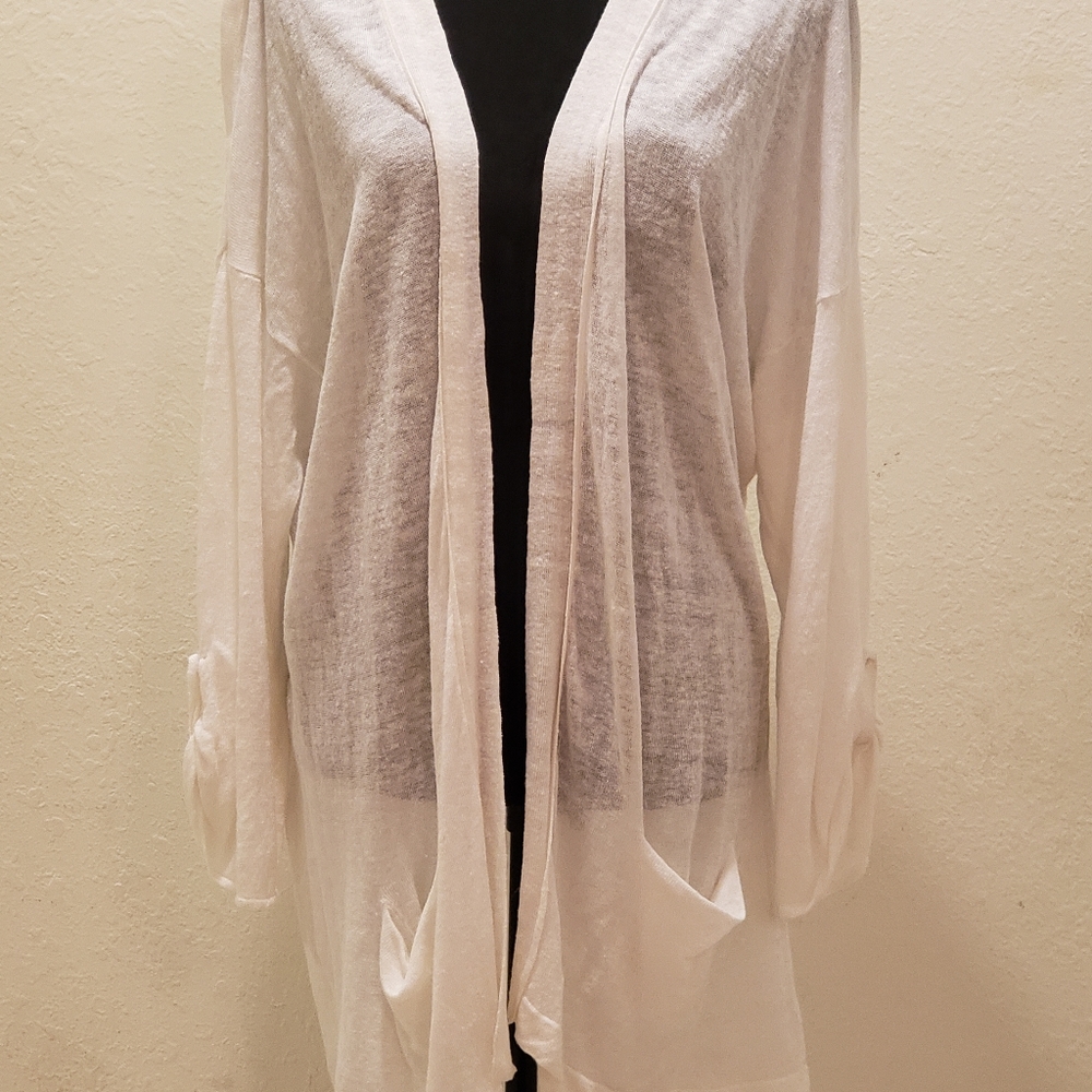 Chico's Cream Shrug Size 16